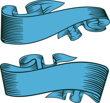 Kirli eski kurdelenin çizimi