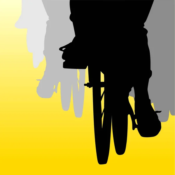 Ilustrace Cyklistiky — Stockový vektor