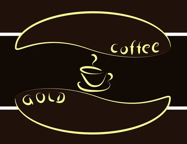 Abbildung Des Kaffees — Stockvektor