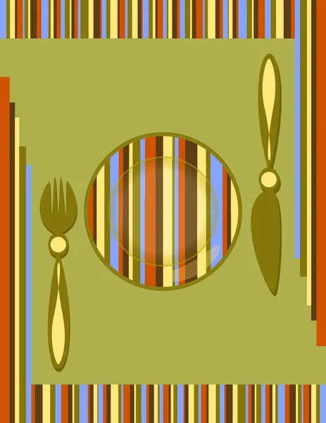Иллюстрация Фоновой Еды — стоковый вектор