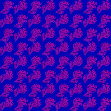 Çiçek Ateşi Deseni vektör çizimi