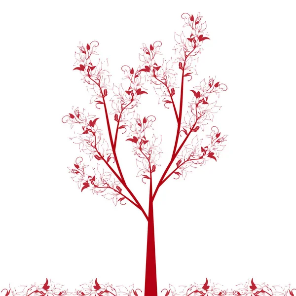 Arbore Artă Ilustrație Vector — Vector de stoc