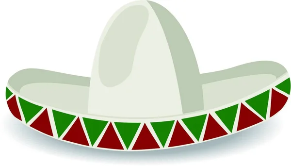 Sombrero Icon Vector Illustration — Stock Vector