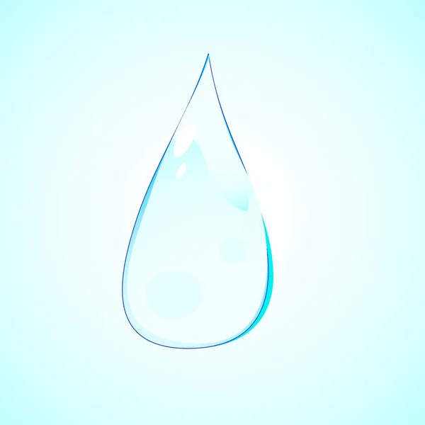 Waterdruppels Druppels Water Grafische Vector Illustratie — Stockvector