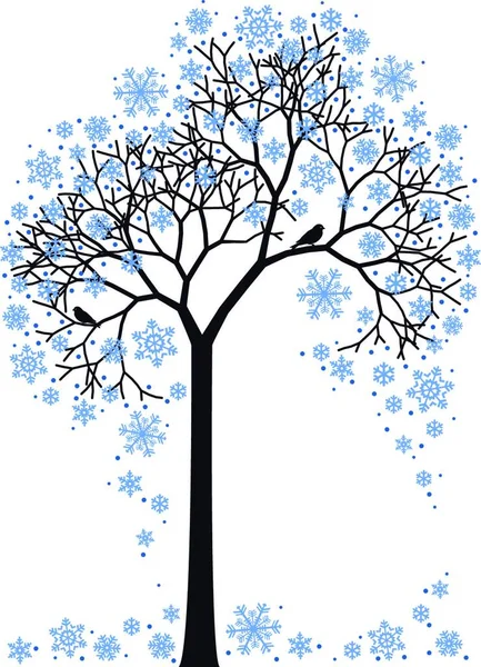 Художественное Дерево Векторная Иллюстрация — стоковый вектор