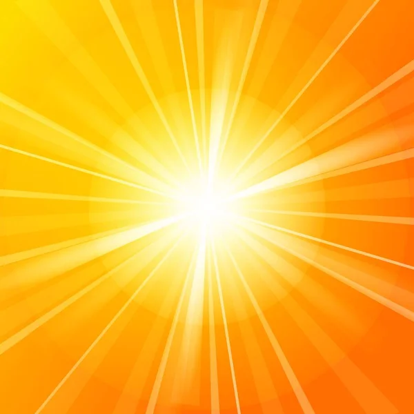 Fond Vectoriel Sunshine Illustration Vectorielle Colorée — Image vectorielle