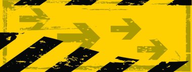  vektör illüstrasyon grunge tehlike pankartı 