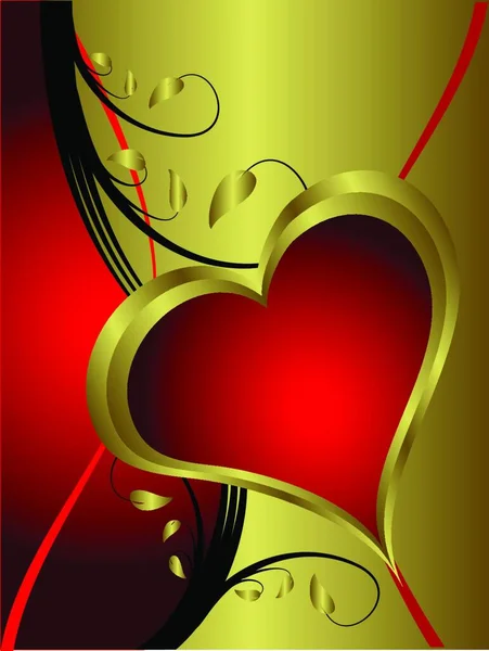 Vektor Illustration Valentines Hintergrund — Stockvektor