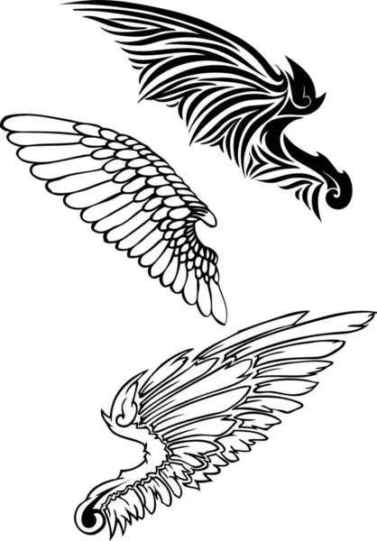 Wings Simple Vector Illustration — 图库矢量图片