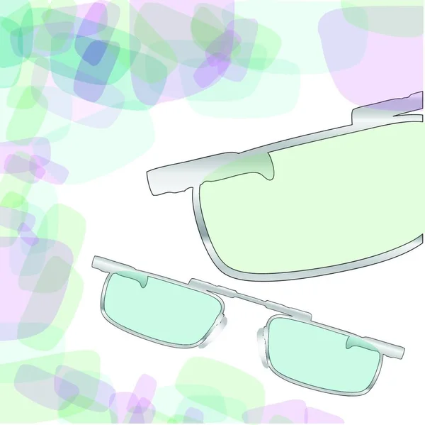 Illustration Solglasögonen — Stock vektor