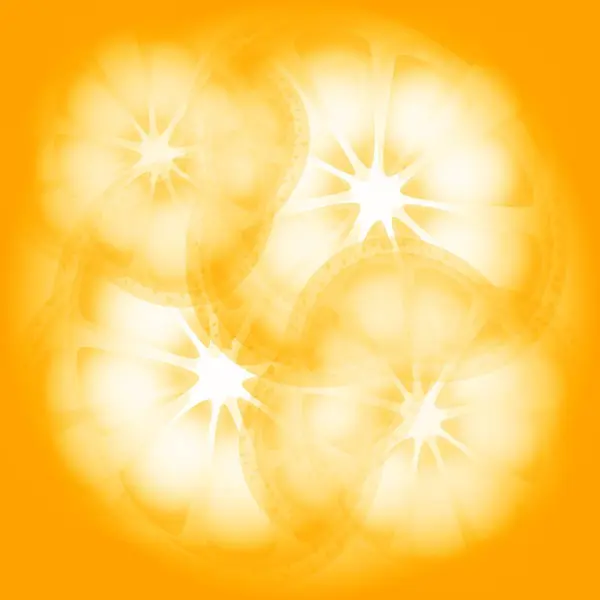 Tranches Orange Radiographie Fond — Image vectorielle