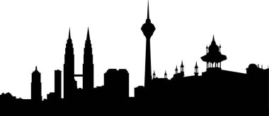 Kuala Lumpur 'un çizimi 