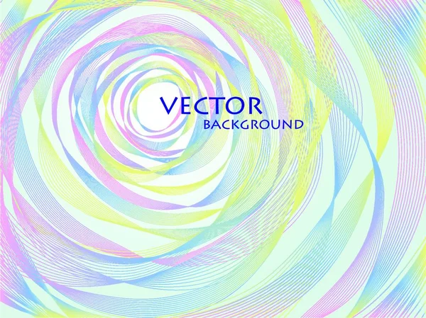 Vektor Abstrakt Pastellfarbener Konzentrischer Hintergrund — Stockvektor