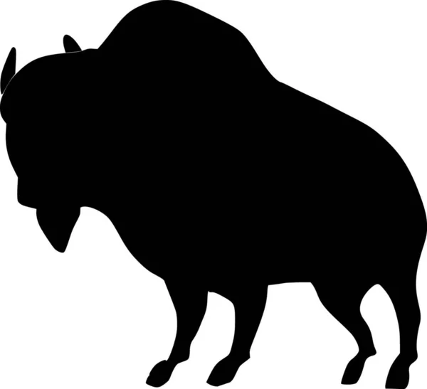 Illustration Buffalo — Stock Vector