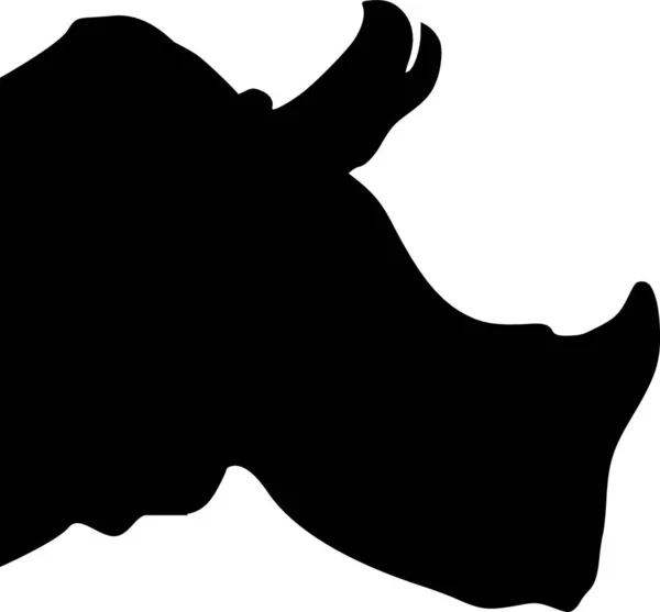 犀牛的插图 — 图库矢量图片