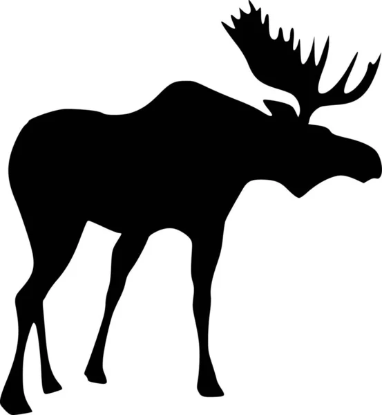 Illustration Moose — Stock Vector