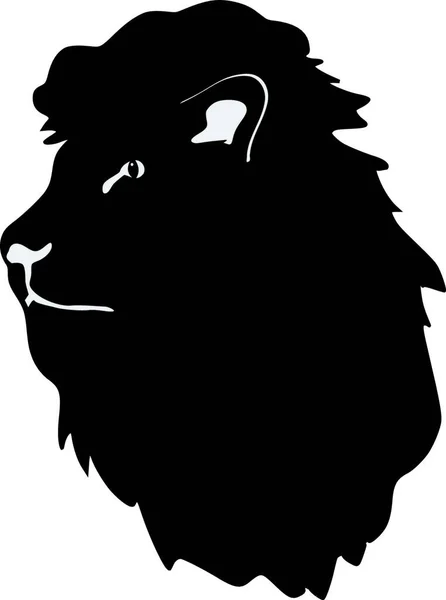 Abbildung Des Löwen — Stockvektor