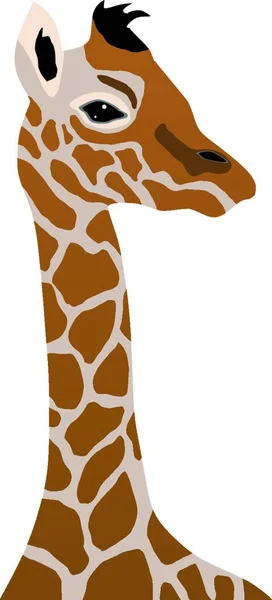 Illustration Der Giraffe — Stockvektor