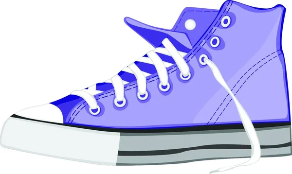 Ilustrasi Sepatu Yang Terisolasi - Stok Vektor