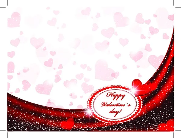Happy Valentine Illustration Vectorielle Graphique — Image vectorielle
