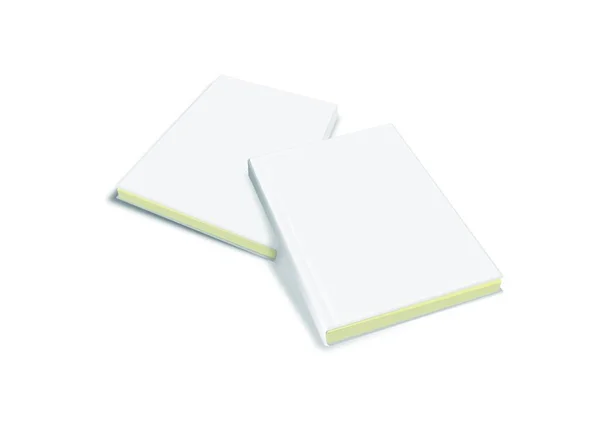 White Notebooks Graphic Vector Illustration — Stock Vector