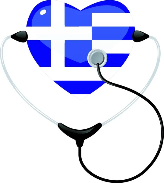 Medicina Grécia Ilustração Vetorial —  Vetores de Stock