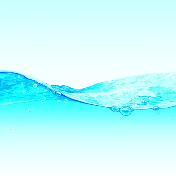 Фон Волны Воды Пузырьками — стоковый вектор