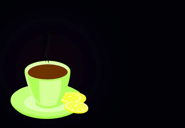 Tea Cup Vector Illustration — Stock Vector