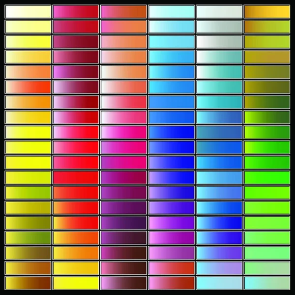 Paleta Kolorów Wektor Ilustracji — Wektor stockowy