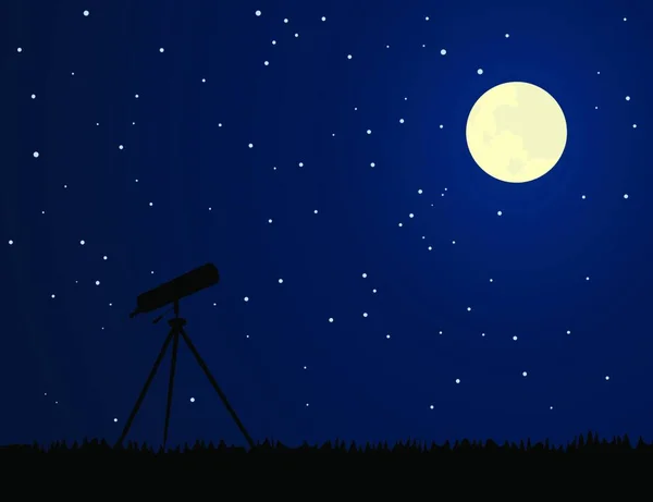 Überwachung Über Sternenvektorillustration — Stockvektor