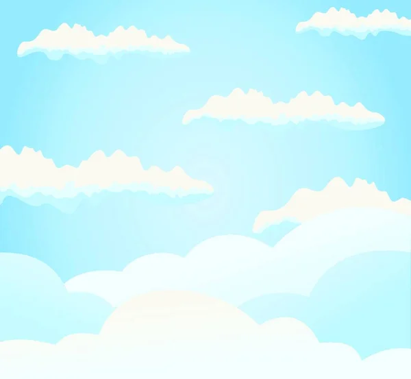 Himmel Hintergrund Vektor Illustration — Stockvektor