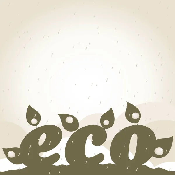 Ecology Concept Εικονογράφηση Διανύσματος — Διανυσματικό Αρχείο