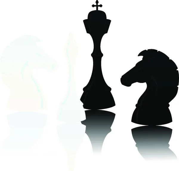 国际象棋现代矢量图解 — 图库矢量图片