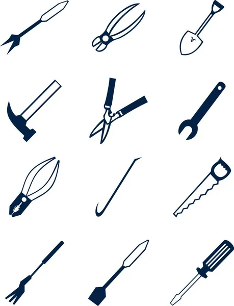 Tools Simple Vector Illustration — Stock Vector