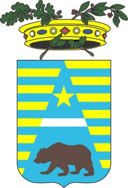 Biella prov coa, grafik vektör çizimi