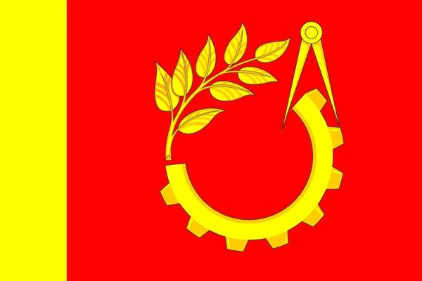 Bandeira Cidade Balashikha Ilustração Vetorial Gráfica — Vetor de Stock