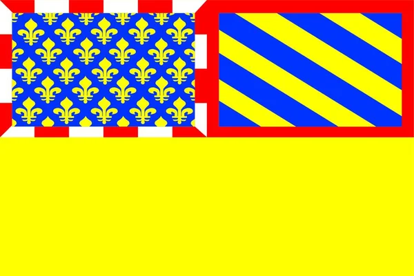 Bandera Cotedor Dep Ilustración Vectorial Gráfica — Vector de stock