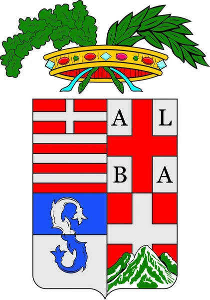 Σημαία Cuneo Γραφική Διανυσματική Απεικόνιση — Διανυσματικό Αρχείο