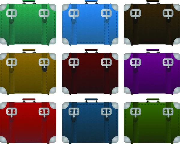 Koffer Koffer Vektorillustration — Stockvektor