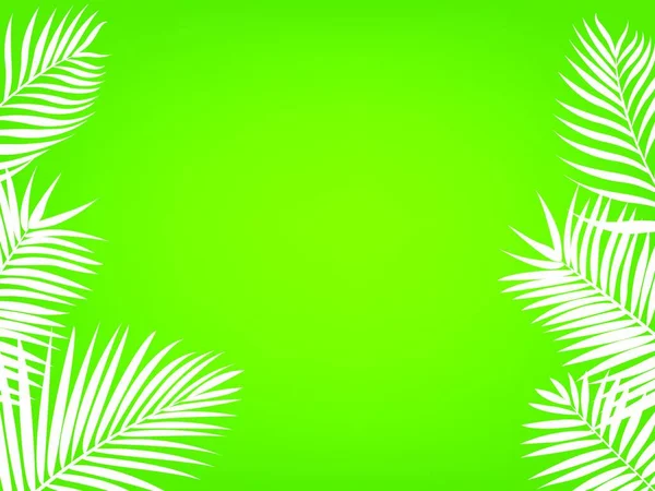 Arrière Plan Cadre Palmier — Image vectorielle