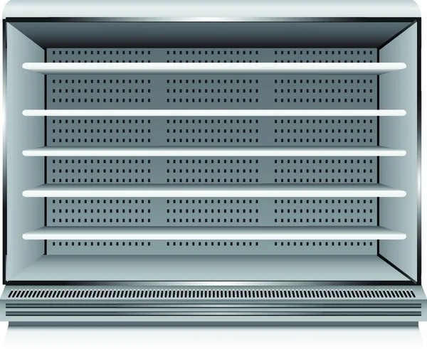 Commercial Refrigerator Graphic Vector Illustration — Stock Vector