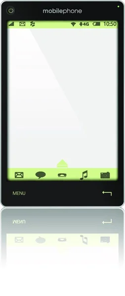 Illustration Vectorielle Icône Téléphone Portable — Image vectorielle