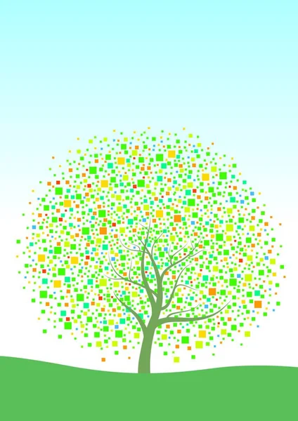 Tree Design Vector Illustration — Stock Vector