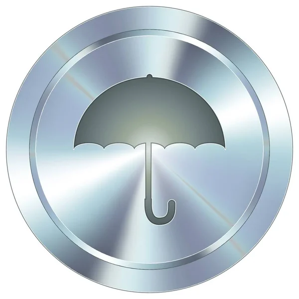 Paraplu Industriële Knoopvector Illustratie — Stockvector