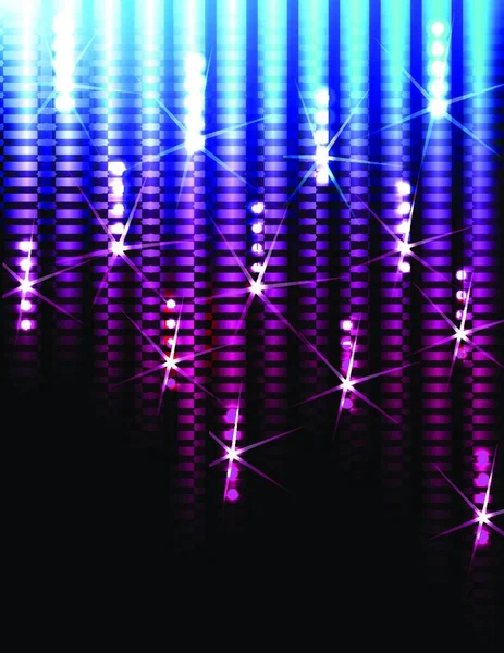 Disco Φώτα Φόντο Διανυσματική Απεικόνιση — Διανυσματικό Αρχείο