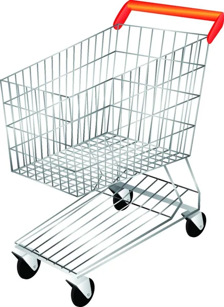 Illustration Shopping Cart — Stock Vector
