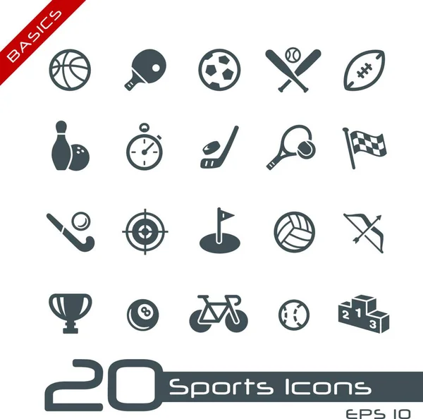 Sport Ikonen Vector Illustration — Stockvektor