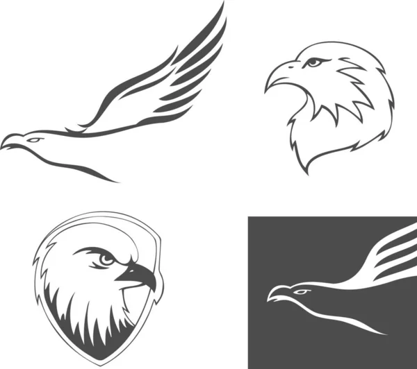 Illustration Eagles — Stock Vector