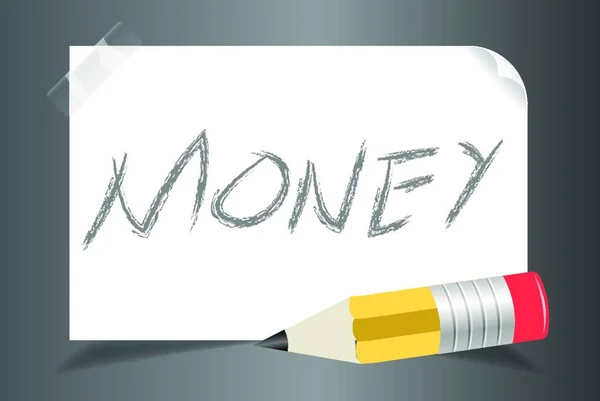 Money Vector Illustration Simple Design — Stock Vector