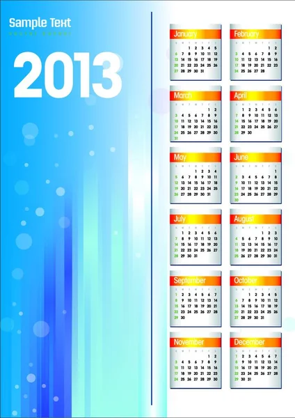 五颜六色的新年贺卡或横幅模板 — 图库矢量图片